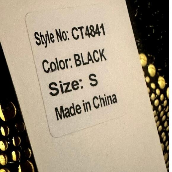 La’Ros – Embellished Studded Tweed Jacket (Black/Gold) – S - Picture 5 of 5